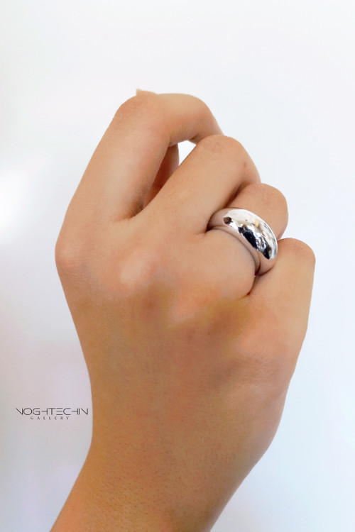 جدیدترین حلقه ی ساده ی نقره ای زارا در سال ۲۰۲۵