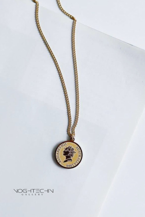 گردنبند زنانه طرح طلا با قیمت مناسب