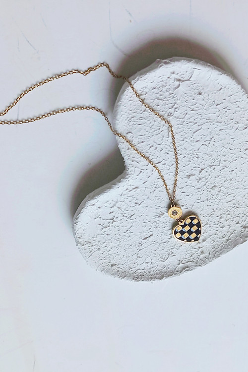 خرید گردنبند قلب طرح طلا وباکیفیت وارزان قیمت