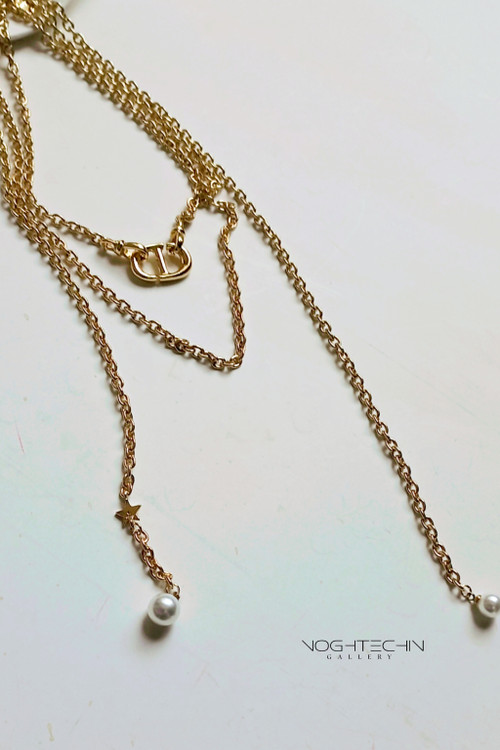 گردنبند چند لاین آویزی مدل دیور ستاره دار با قیمت مناسب