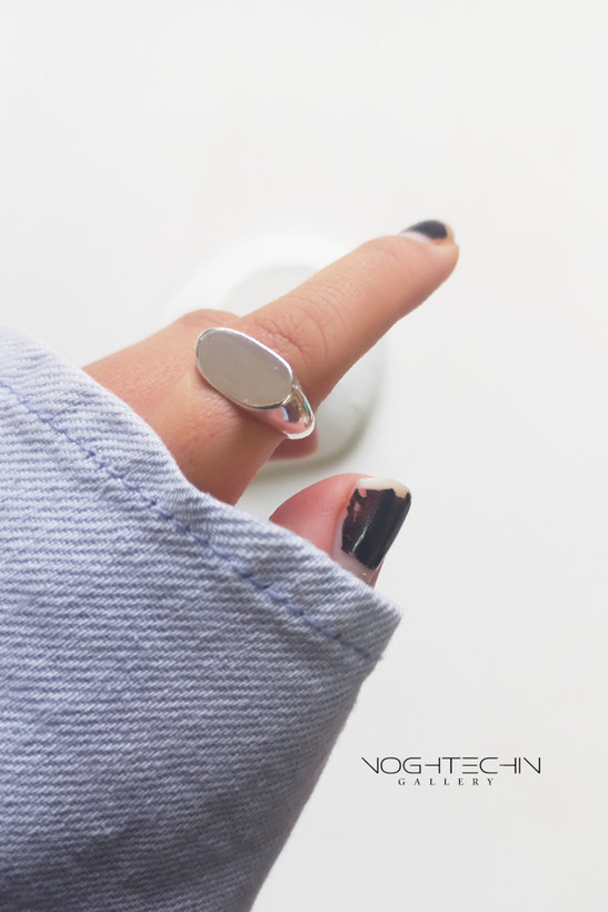 انگشتر جدید زنانه آبکاری نقره رنگ ثابت با قیمت ارزان