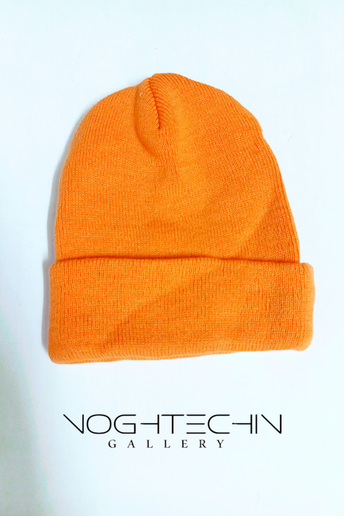 کلاه بافت ترک مدل ساده رنگ پرتقالی با ارزانترین قیمت