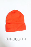 کلاه بافت یونیسکس ساده رنگ نارنجی باکیفیت وارزان