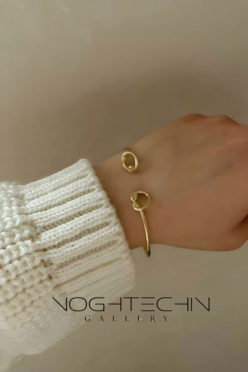 بنگل خاص و جدید زنانه طرح طلا با ارزانترین قیمت