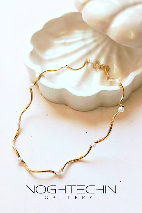 گردنبند جدید وخاص زنانه مدل موج با ارزانترین قیمت