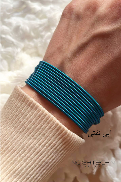 خرید دستبند فنری جدید ورنگی ارزان قیمت