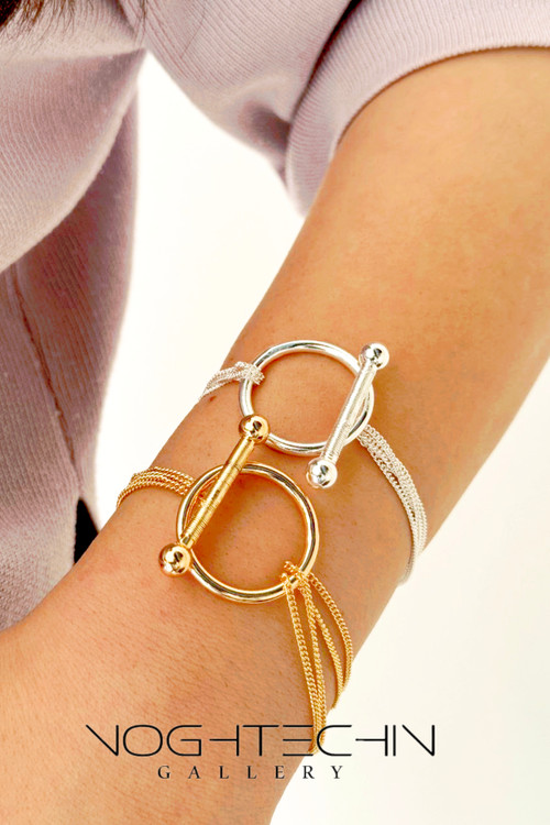 دستبند ظریف وجدید زنانه نقره با ارزانترین قیمت وارسال رایگان