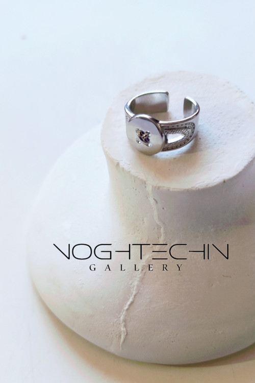 خرید انگشتر جدید دخترانه ی استیل ارزان قیمت