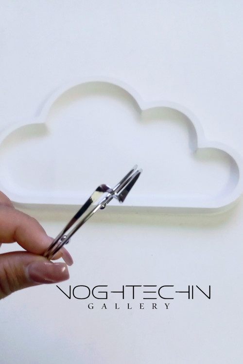 بنگل آبکاری نقره ی جدیدوارزان قیمت