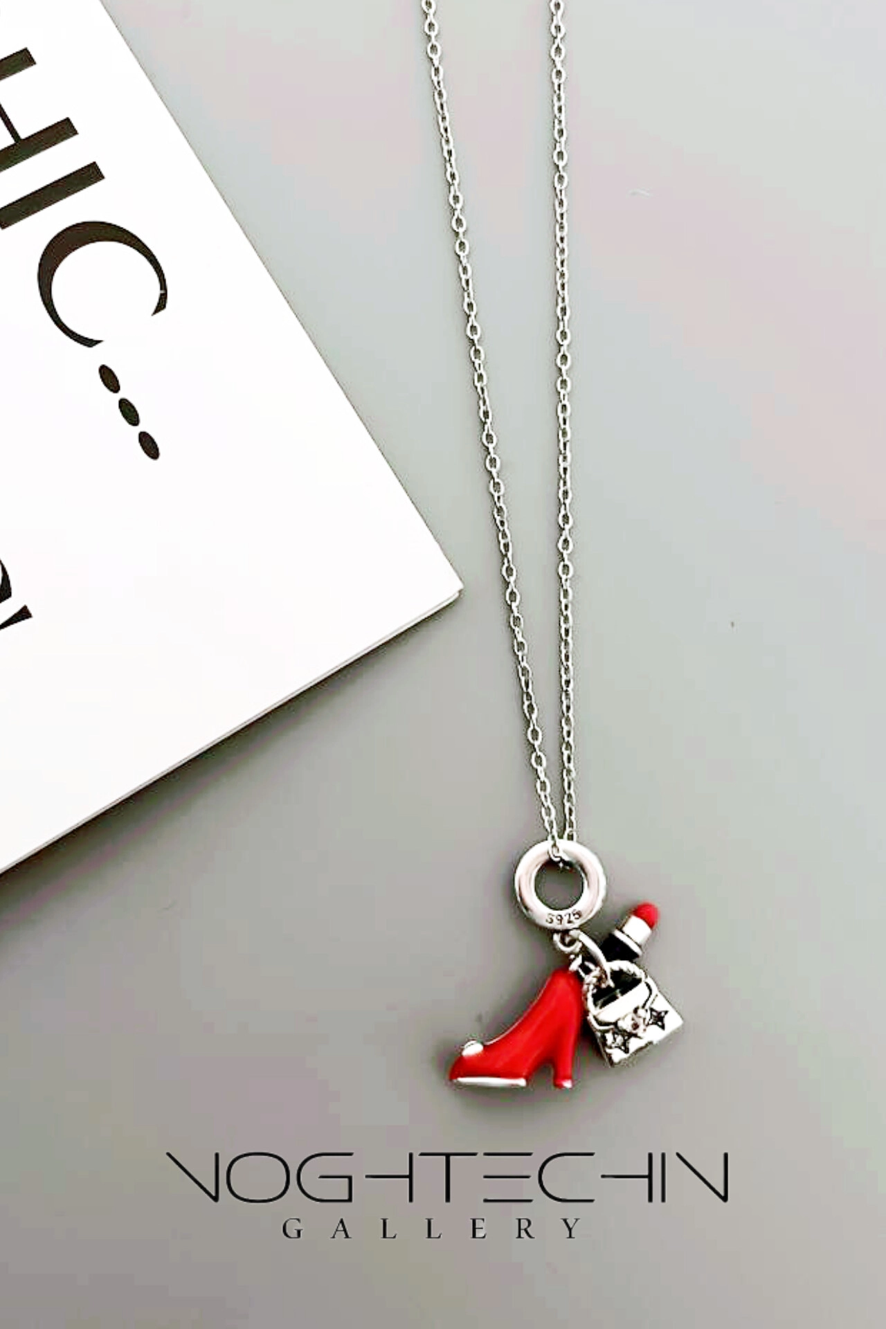 خریدگردنبند جدید وفانتزی مدل چارم دار با قیمت ارزان