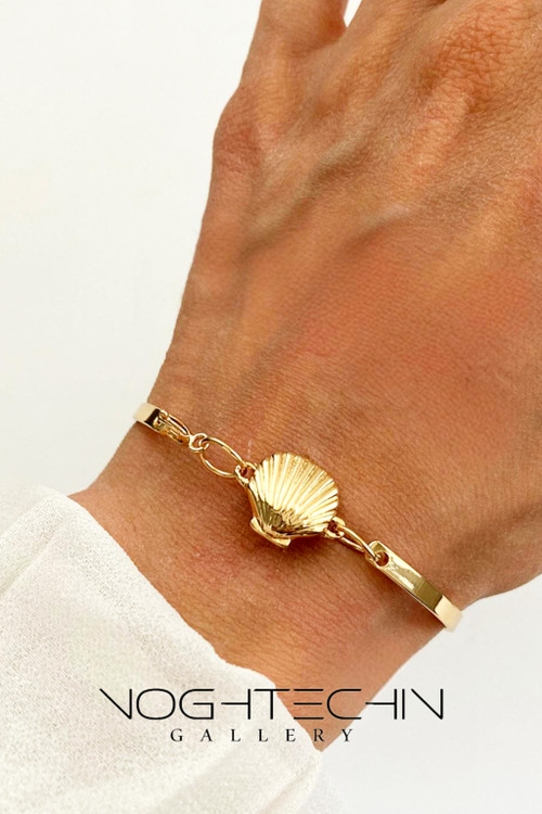 خریدبنگل زنانه جدید وخاص مدل صدف با پایینترین قیمت