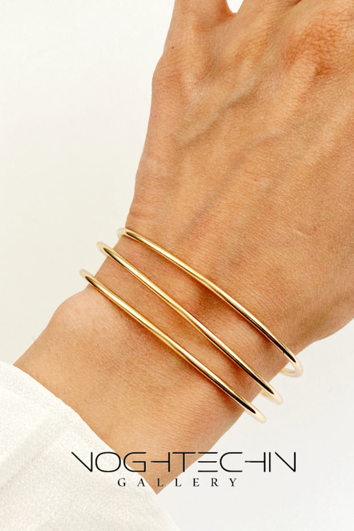 خرید بنگل جدید زنانه مدل خاص طرح طلا با قیمت ارزان