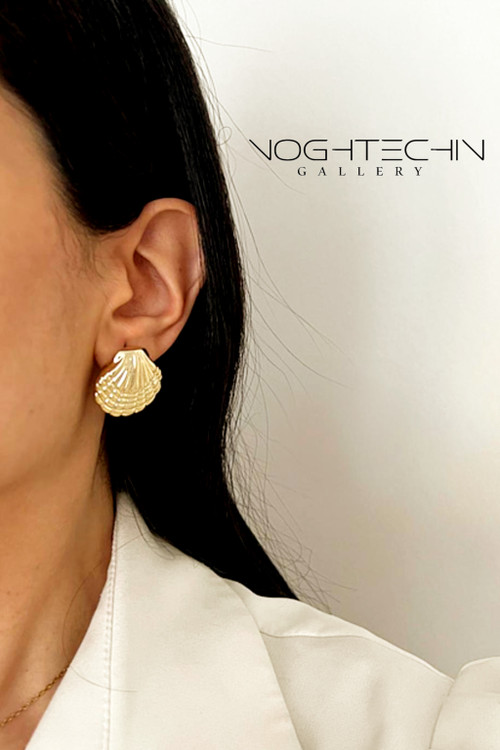 سفارش گوشواره جدید زنانه مدل صدف با کمترین قیمت