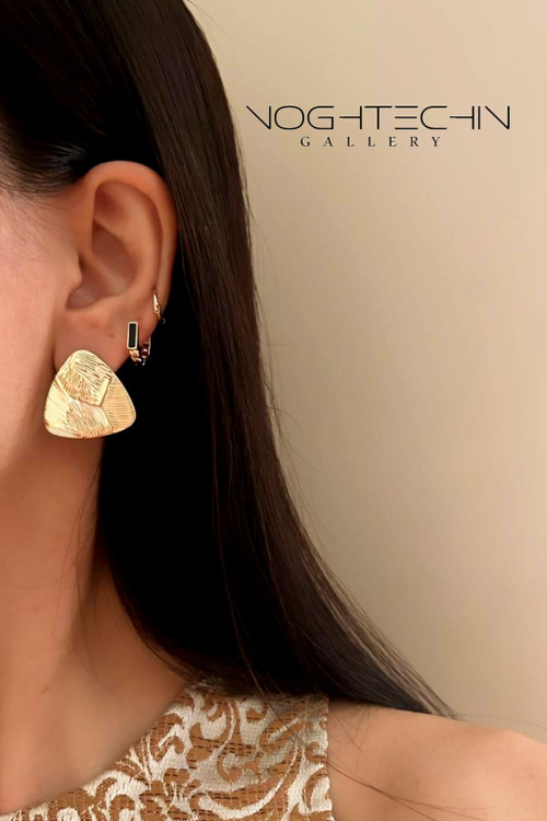 خرید گوشواره زنانه طرح طلا با کیفیت بالا