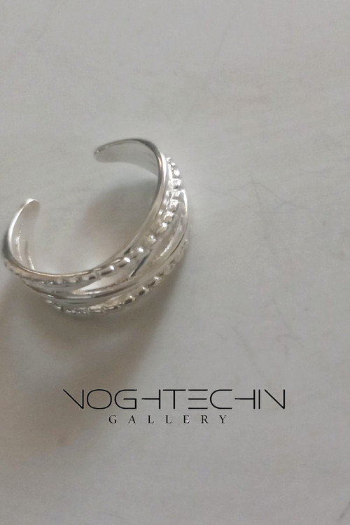 سفارش انگشتر طرح خاص آبکاری نقره رنگ ثابت