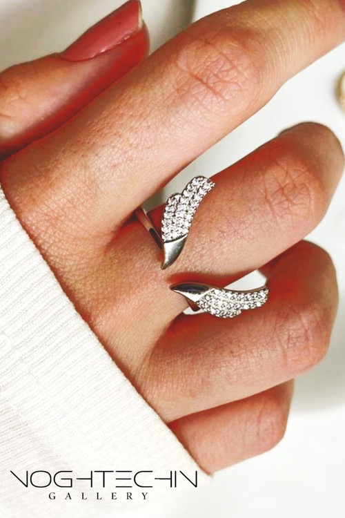 انگشتر جدید دخترانه مدل شاخ گوزن با رنگ ثابت وضدحساسیت