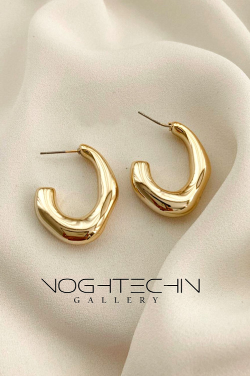 سفارش گوشواره زنانه جدید دفرمه طرح طلا با قیمت مناسب