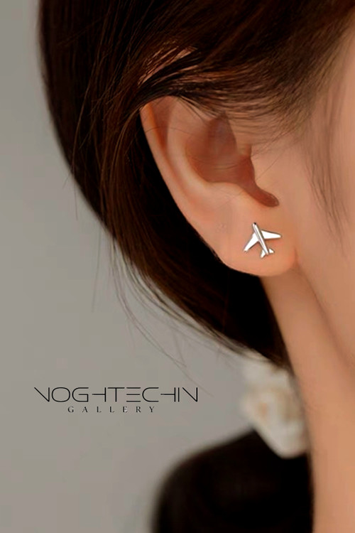 خرید گوشواره زنانه مدل هواپیما