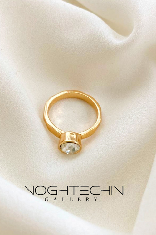 سفارش انگشتر زنانه مدل تک نگین با قیمت ارزان