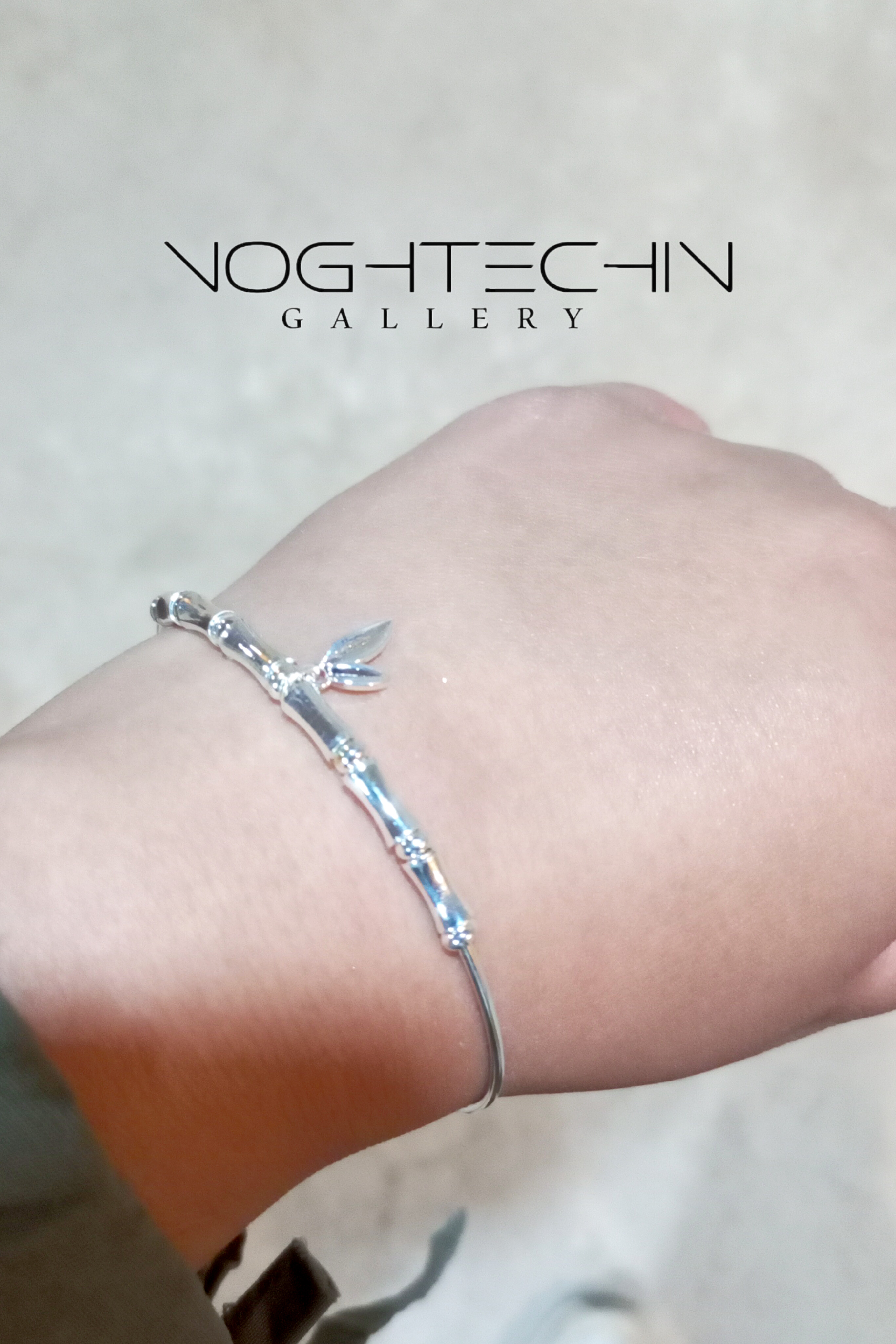 خرید بنگل جدید زنانه نقره با کیفیت بالا