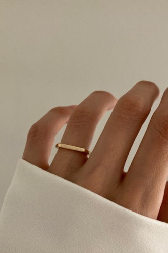 خرید انگشتر زنانه مدل فلت با قیمت ارزان