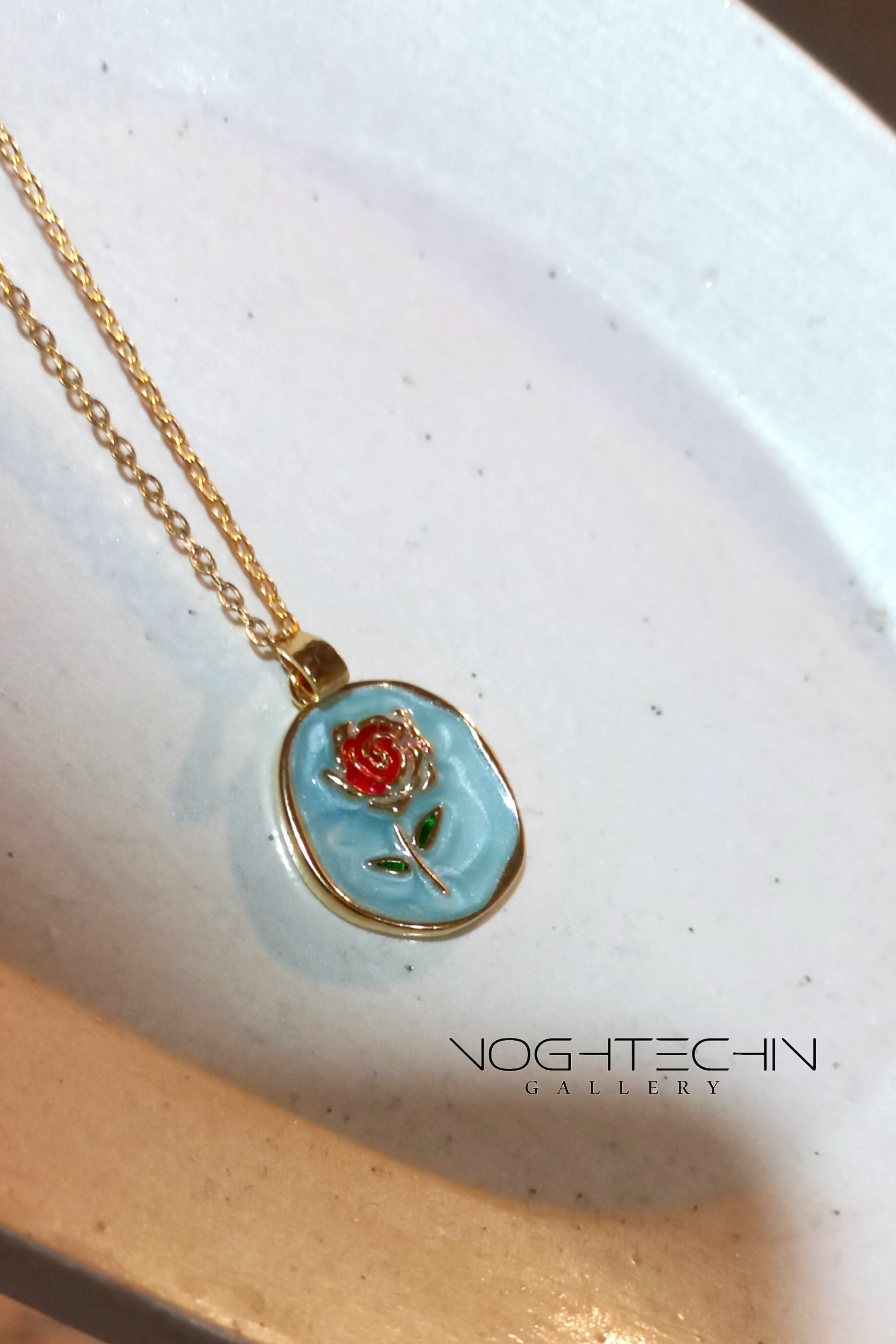 خرید گردنبند زنانه‌مدل گل مینیاتوری