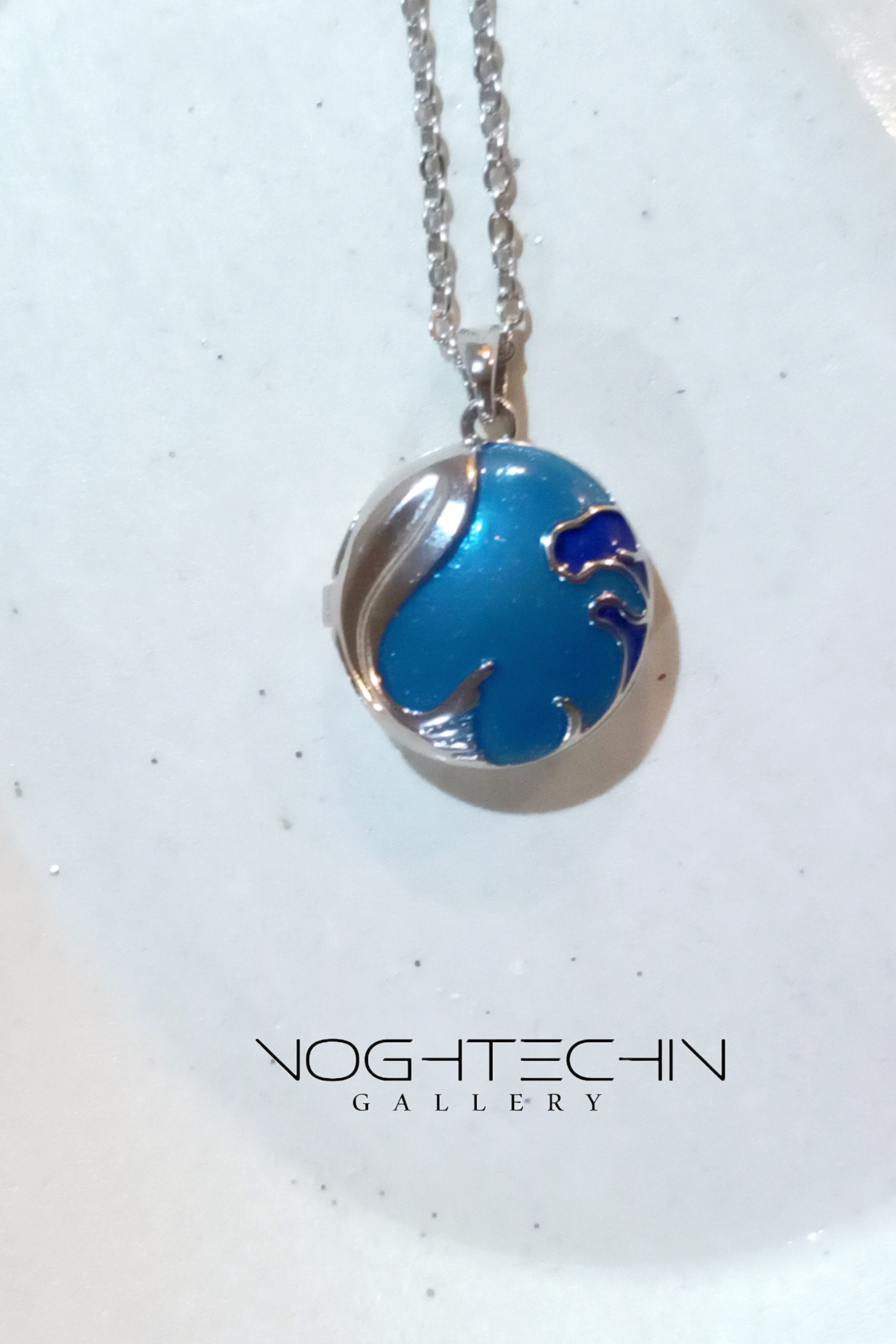 خرید گردنبند  قاب عکسی جدید زنانه مدل وال