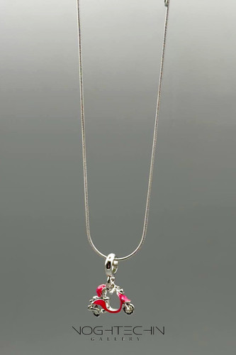 خرید گردنبند زنانه مدل وسپا صورتی با قیمت مناسب