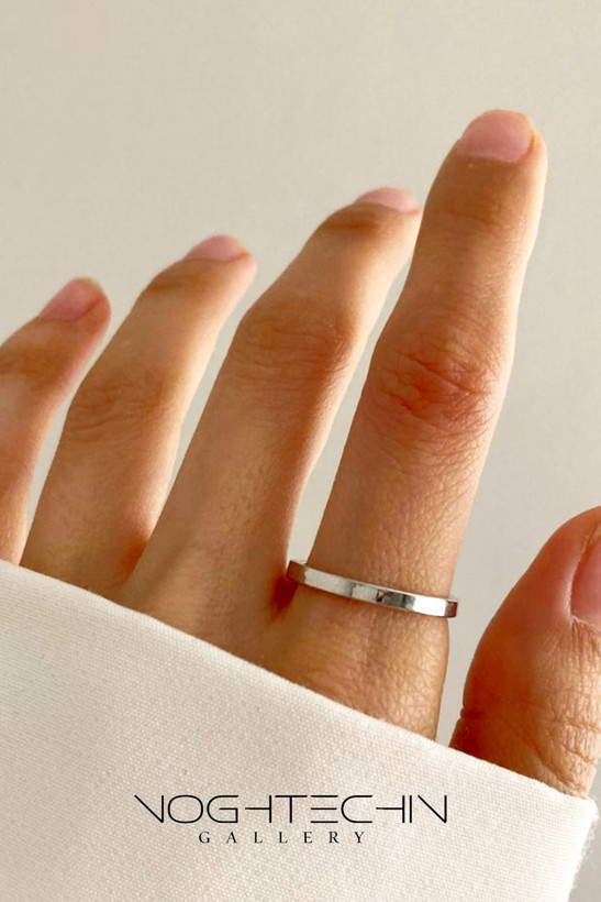 خرید انگشتر ساده ومینیمال با قیمت ارزان
