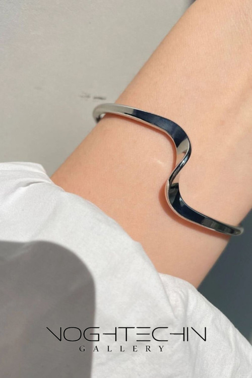 بنگل جدید وخاص طرح موج مدل نقره با قیمت ارزان