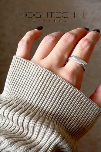 خرید انگشتر جدید ومینیمال زنانه استیل با قیمت ارزان