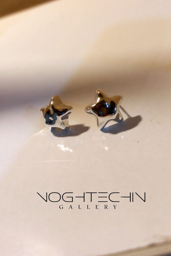 خرید گوشواره ستاره نقره ای با قیمت ارزان