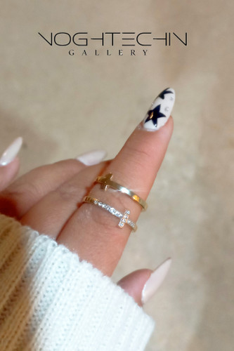 خرید انگشتر زنانه استیل با قیمت ارزان