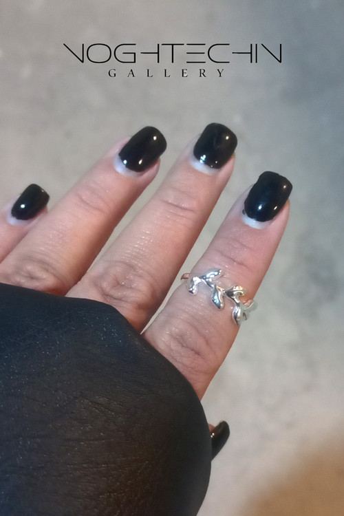 خرید انگشتر ترند وخاص مدل برگ زیتون با قیمتارزان