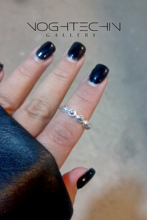 خرید انگشتر ترند ومینیمال نقره با قیمت ارزان