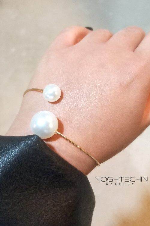 خرید بنگل زنانه مدل مرواریدی با قیمت ارزان