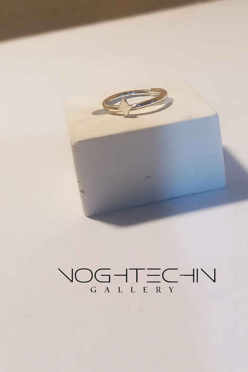 خرید انگشتر بند انگشتی استیل مدل لوزی با قیمت ارزان