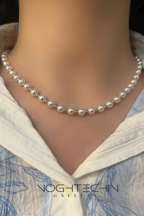 خرید گردنبند خاص وجدید مرواریدی با قیمت ارزان