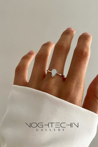 خرید انگشتر زنانه مدل نگیناشکی طرح طلا با قیمت مناسب