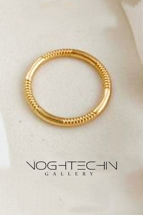 خرید حلقه زنانه ساده وشیک طرح طلا با قیمت ارزان