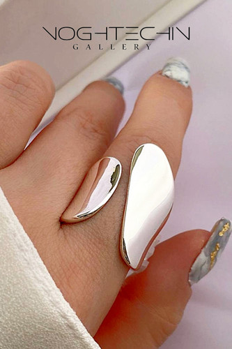 خرید انگشتر زنانه شیک وترند نقره با قیمت ارزان