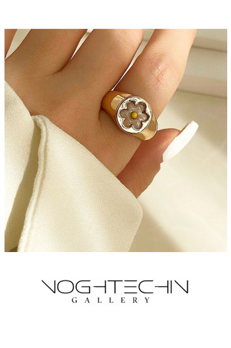 خریدانگشترزنانه مدل گل بابونه پینترستی با قیمتمناسب