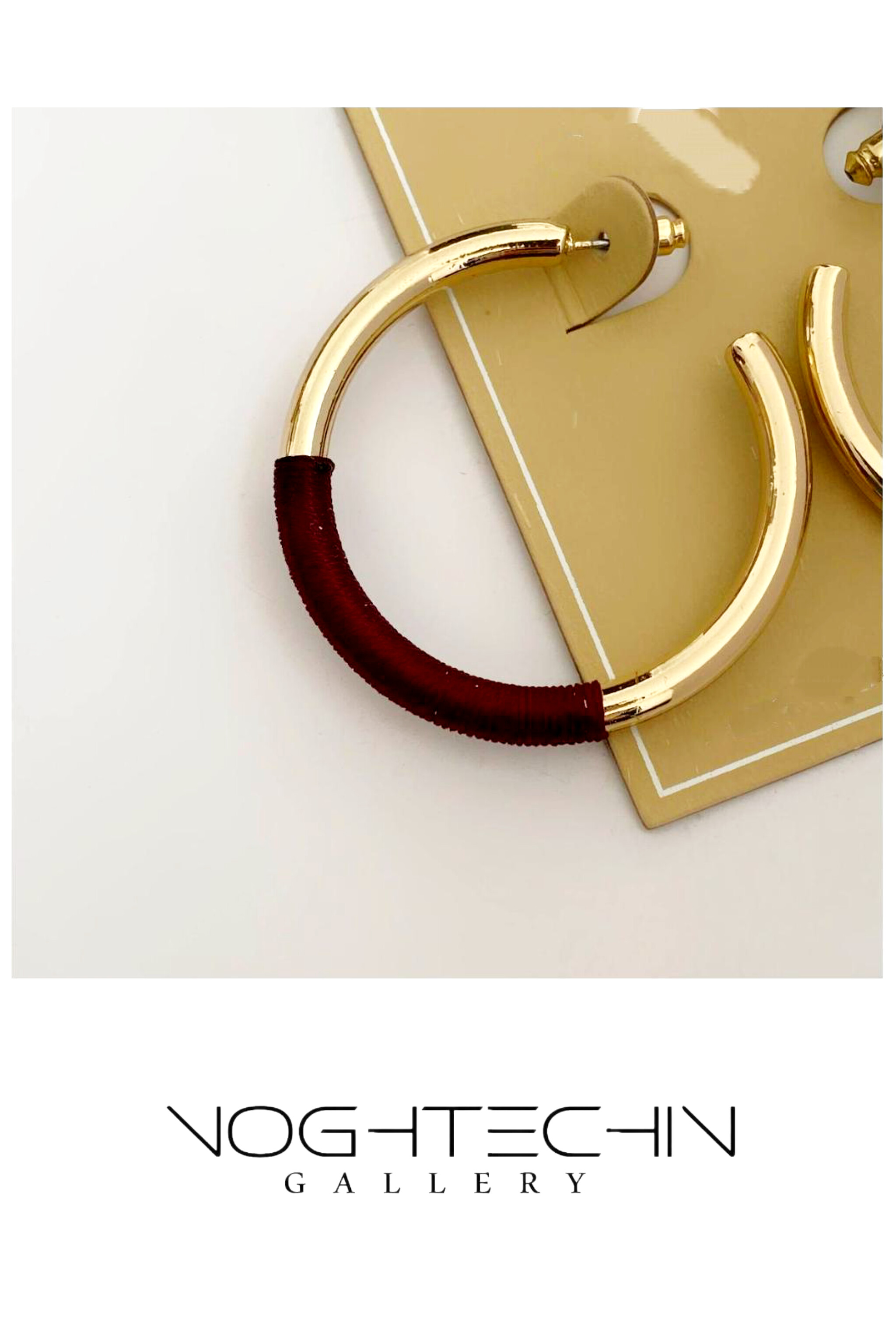 خرید گوشواره زنانه ترند وخاص مدل حلقه ای ساده پینترستی با قیمت ارزان