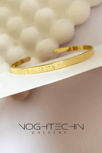 خرید بنگل زنانه خاص ومینیمال طرح طلا لا قیمت مناسب