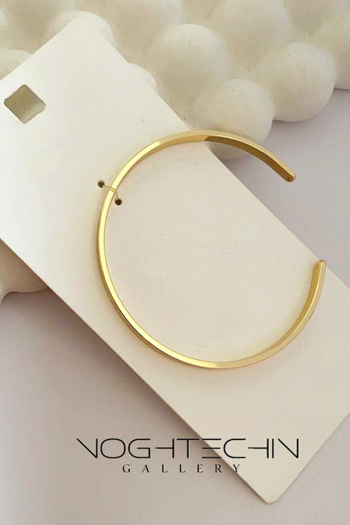 خرید دستبند زنانه ترند وساده مشابه طرح طلا با قیمت مناسب