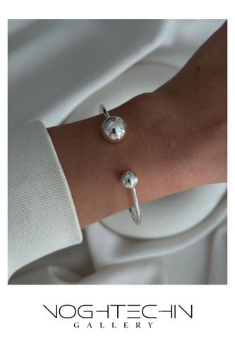 خرید بنگل زنانه ترند وشیک طرح طلا ونقره با قیمت مناسب