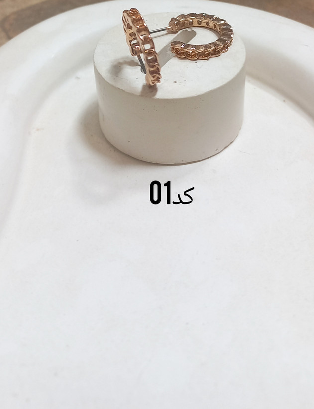 خرید گوشواره حلقه ای مدل کارتیه با قیمتمناسب