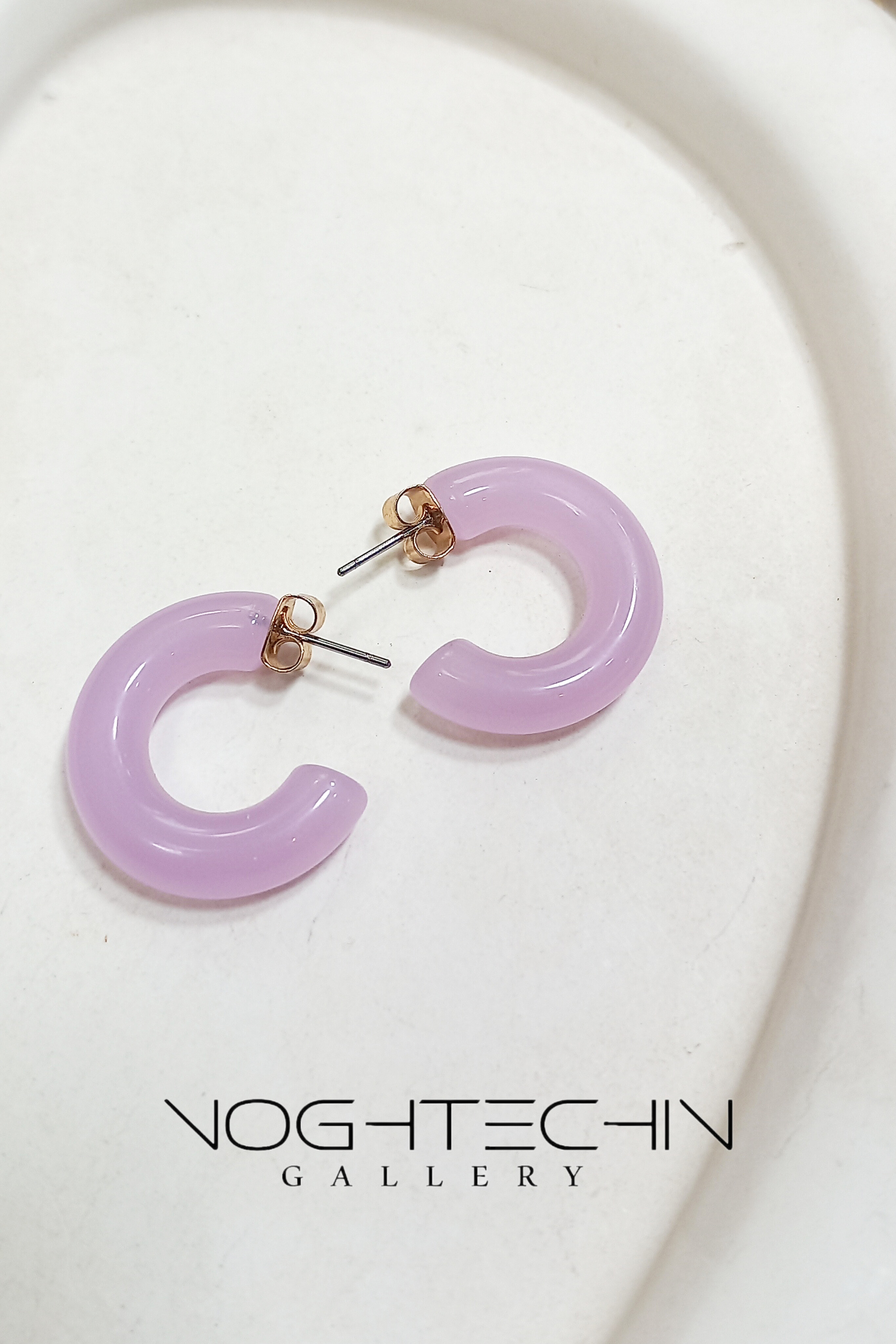 خرید گوشواره زنانه مدل حلقه ای رزینی با قیمتمناسب