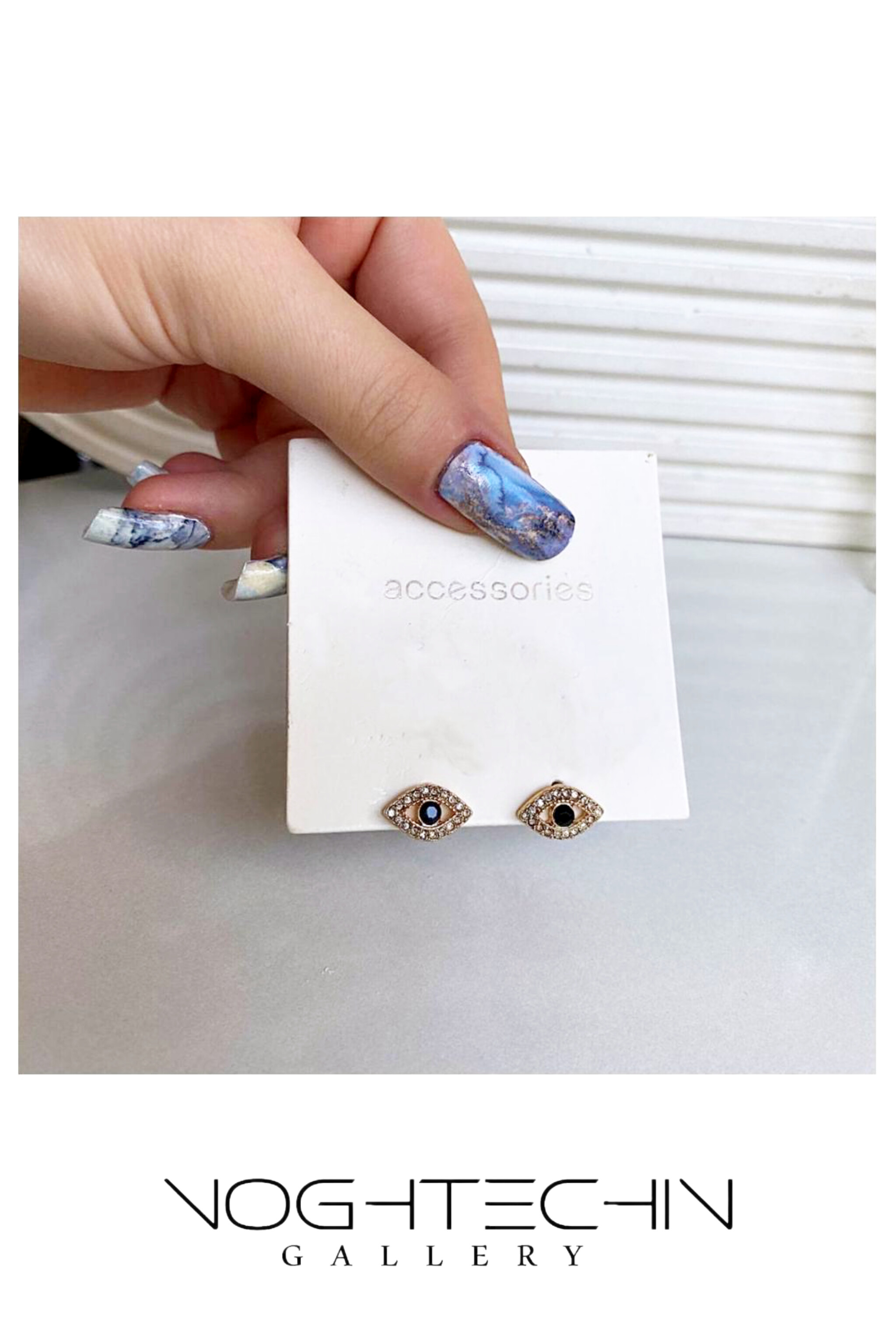 خریدگوشواره زنانه خاص وترند مدل چشم جواهری با قیمت مناسب