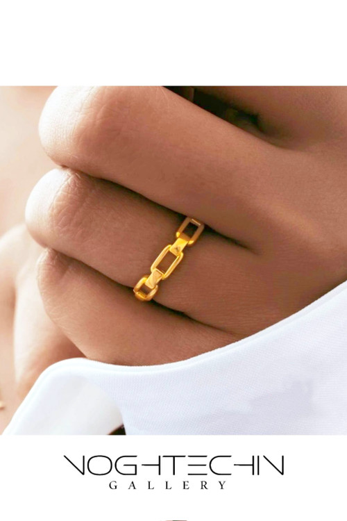 خرید انگشتر زنانه شیکمدل هرمس مشابه طرح طلا با قیمت مناسب